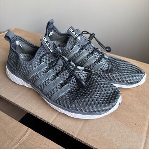 DLGJPA Quik Dry Aqua Water Sport Shoes‎ Gray Slip On EU Size 39